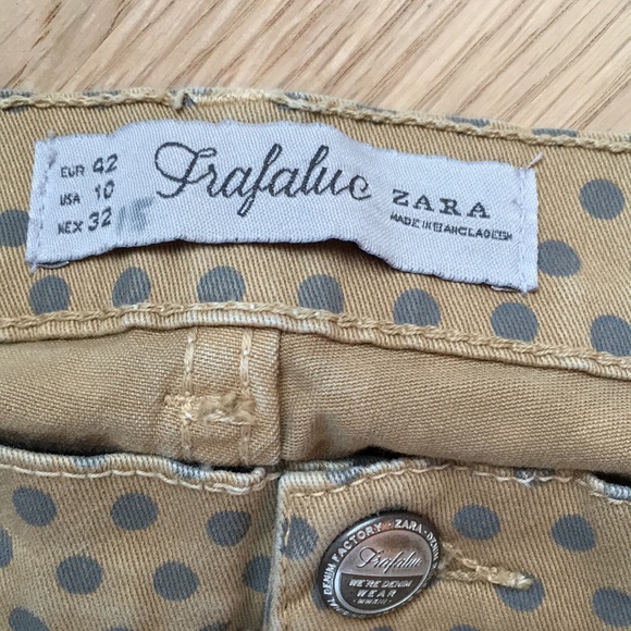 Zara Trafaluc Polka Dot Jeans - Picture 3 of 5
